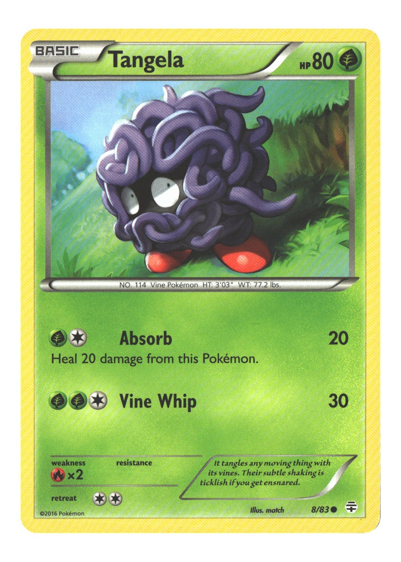 8/83 Tangela Common Normal