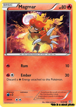 16/83 Magmar Common Normal