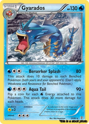 23/83 Gyarados Rare Normal