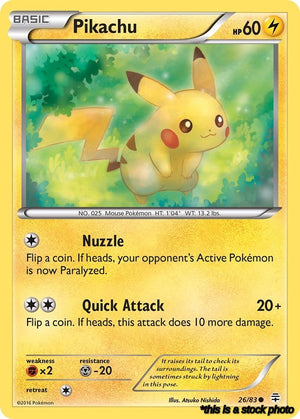 26/GEN Pikachu Common Normal