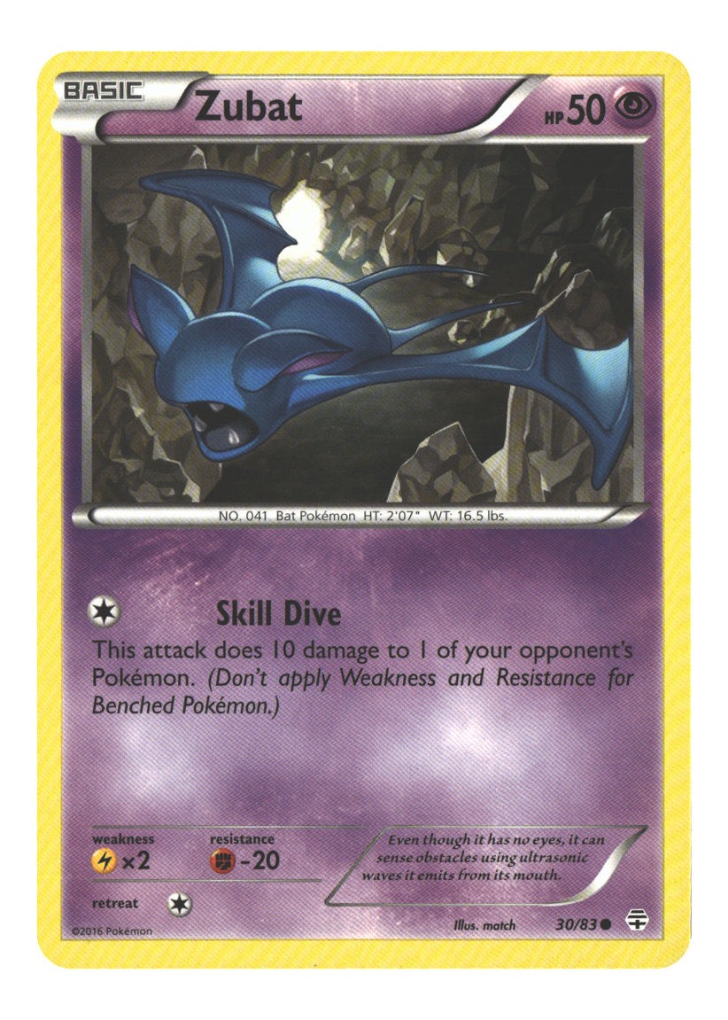 30/83 Zubat Common Normal