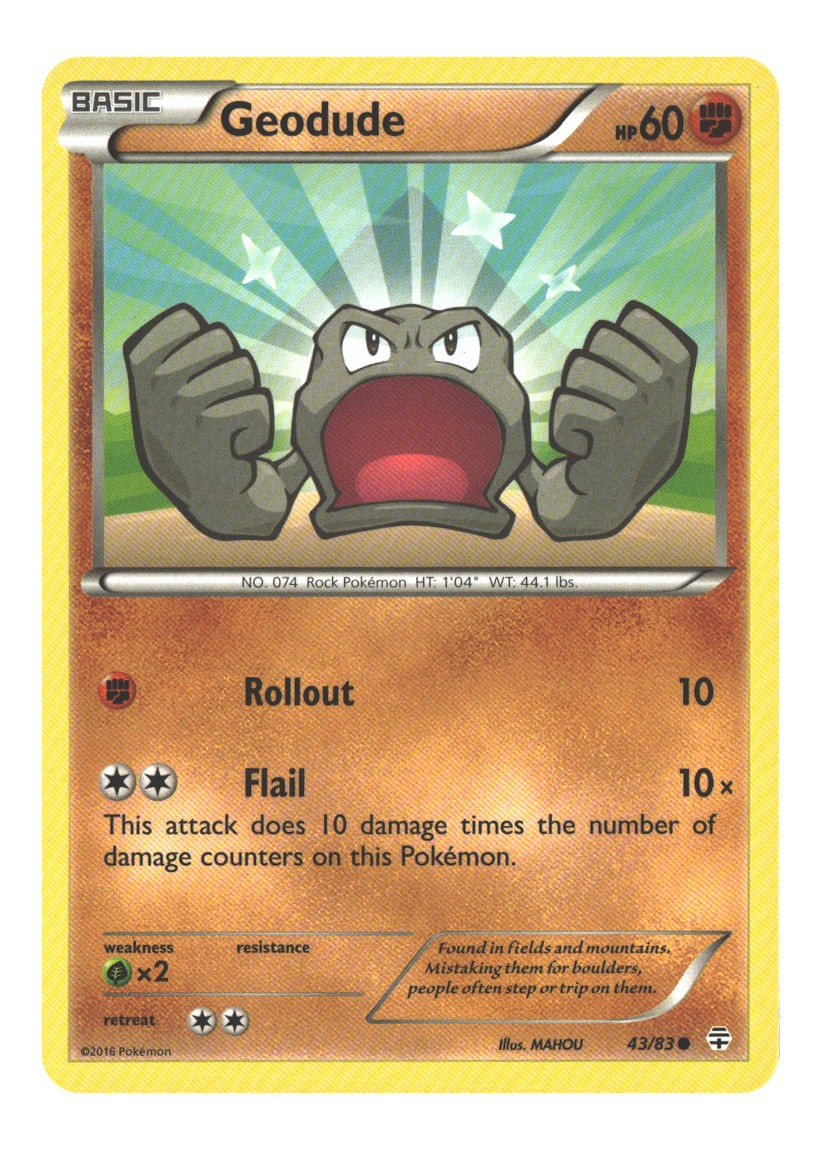 43/83 Geodude Common Normal