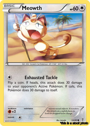 53/83 Meowth Common Normal