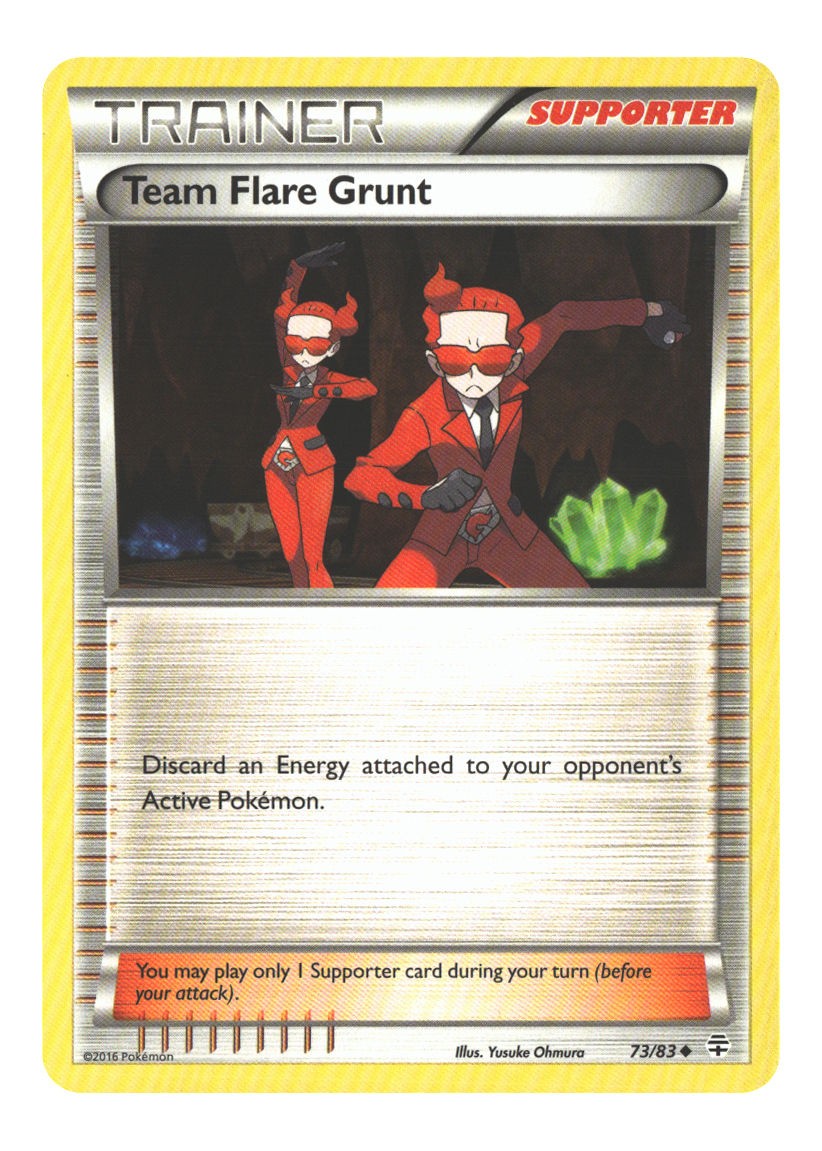 73/83 Team Flare Grunt Uncommon Normal