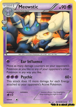 RC15/RC32 Meowstic Uncommon Holofoil