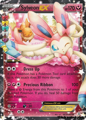 RC21/RC32 Sylveon EX Ultra Rare Holofoil