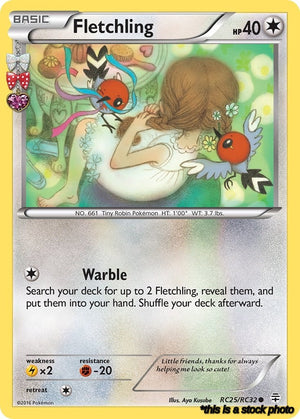 Normal Fletchling [RC25/RC32 Near Mint ]