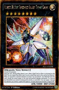 1st Edition Number 38: Hope Harbinger Dragon Titanic Galaxy [PGL3-EN008 Moderately Played] Gold Secret Rare