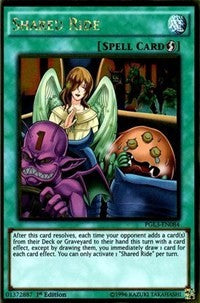 1st Edition Shared Ride [PGL3-EN084 Lightly Played] Gold Rare