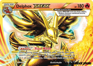 Holofoil Delphox BREAK [14/124 Near Mint ]