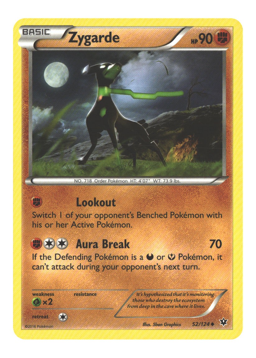 52/124 Zygarde (52) Uncommon Normal