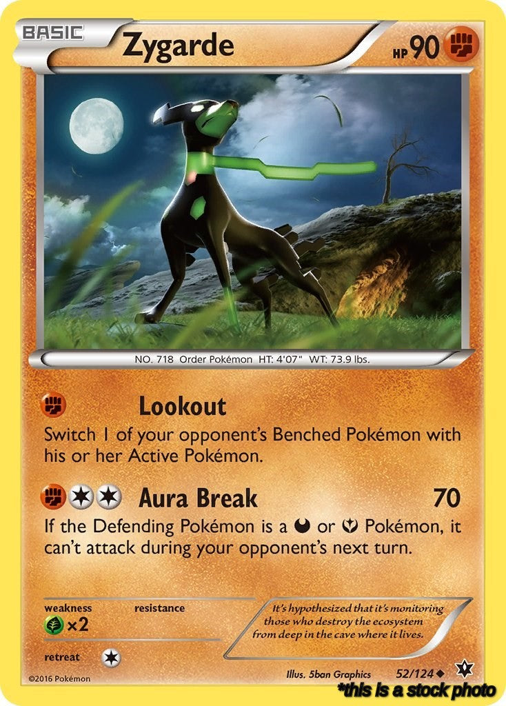 52/124 Zygarde (52) Uncommon Normal