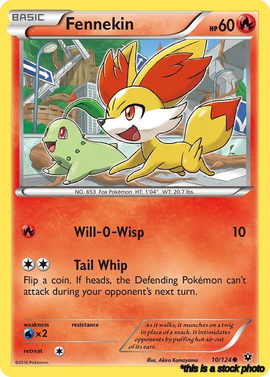 Common Fennekin (10) [10/124 Lightly Played ]