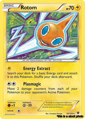 24/124 Rotom Rare Normal
