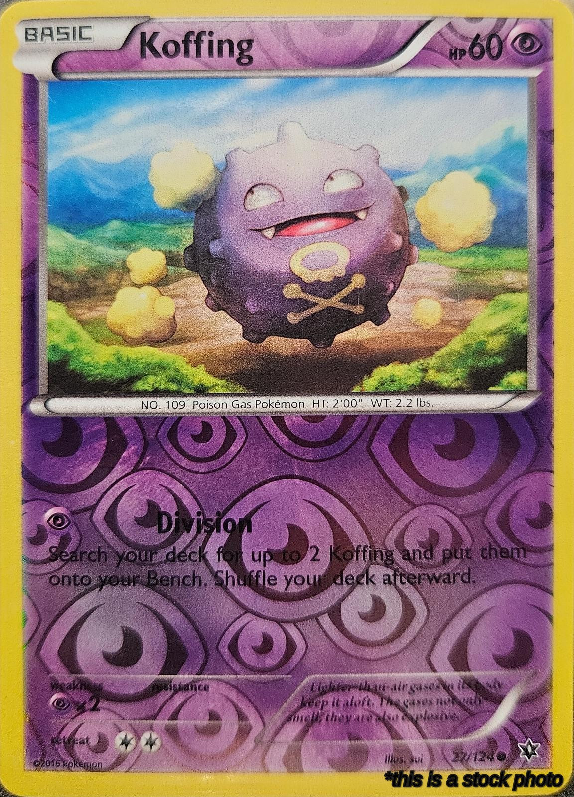 27/124 Koffing Common Reverse Holofoil