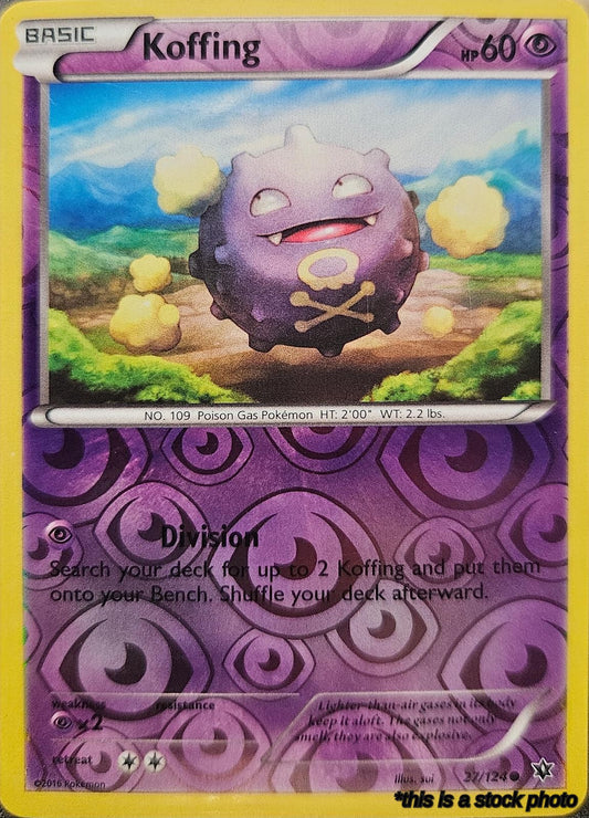 27/124 Koffing Common Reverse Holofoil