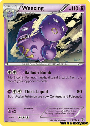 28/124 Weezing Uncommon Normal