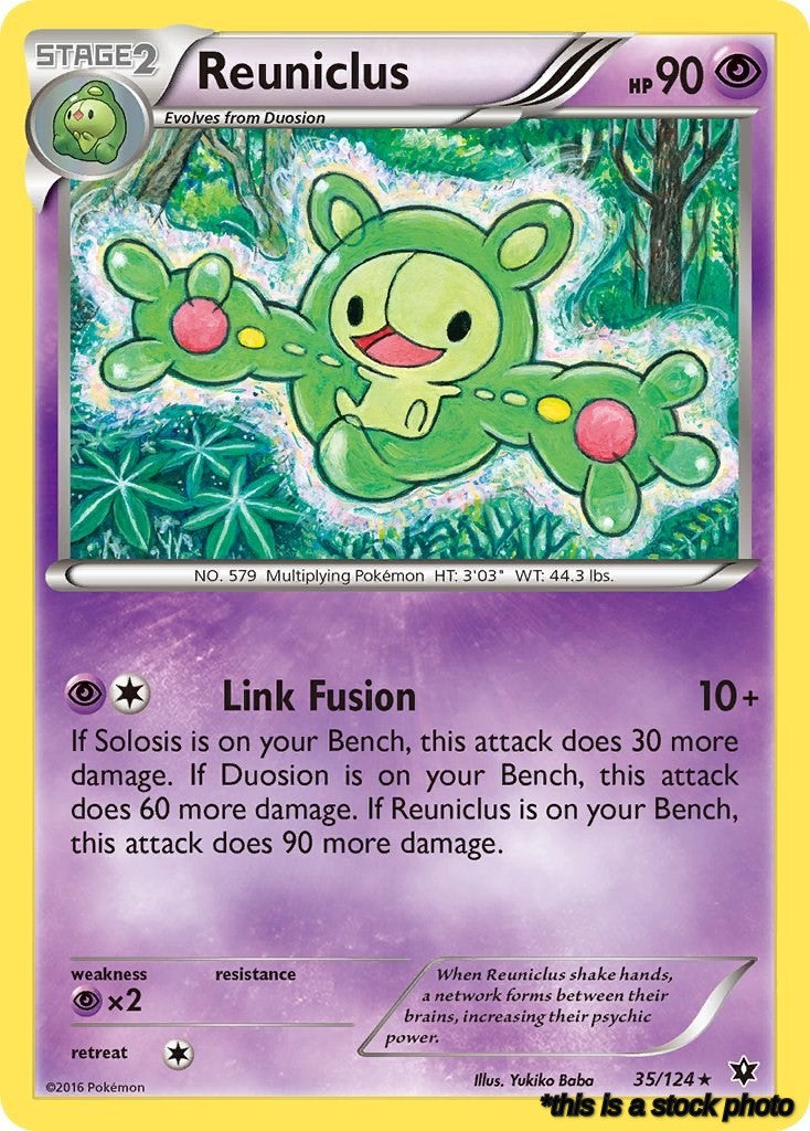 Rare Reuniclus [35/124 Near Mint ]