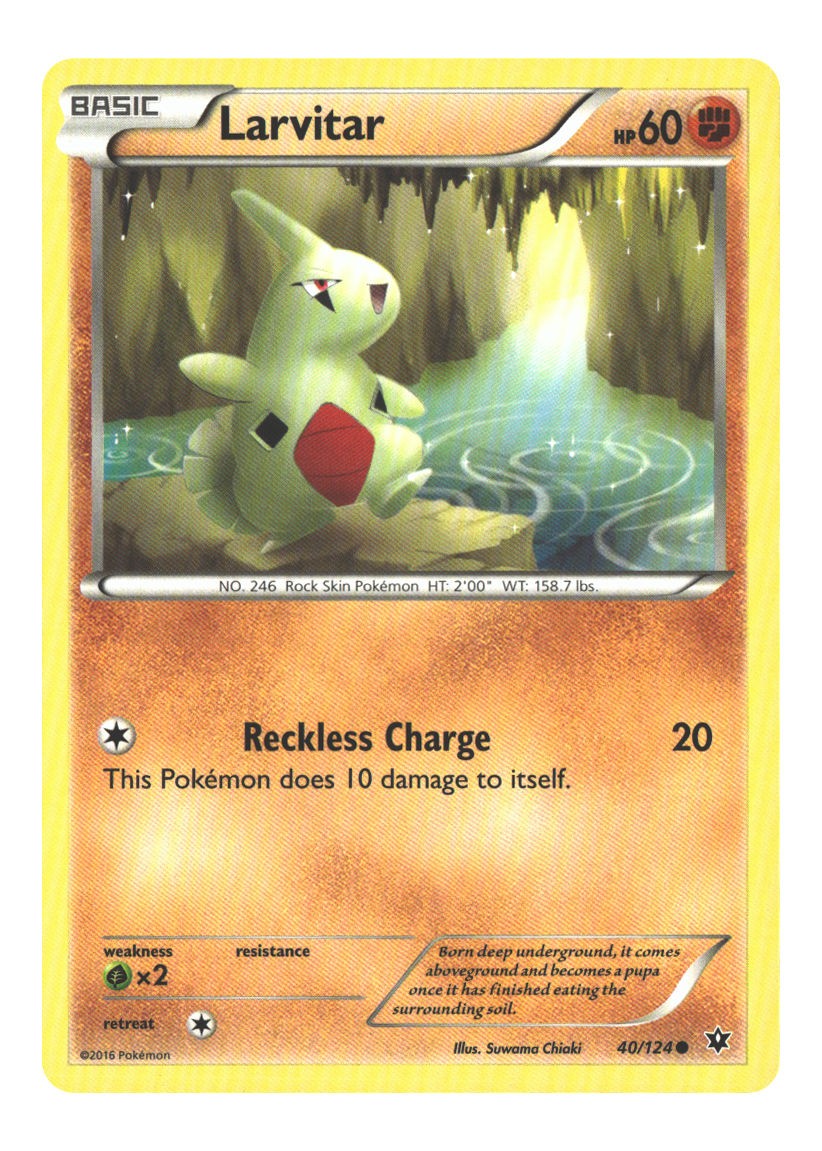 40/124 Larvitar (40) Common Normal