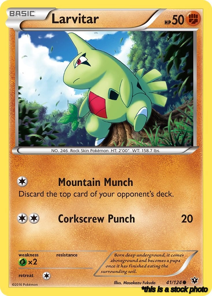 41/124 Larvitar (41) Common Normal