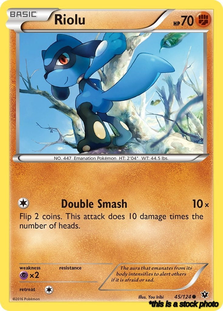 45/124 Riolu (45) Common Reverse Holofoil