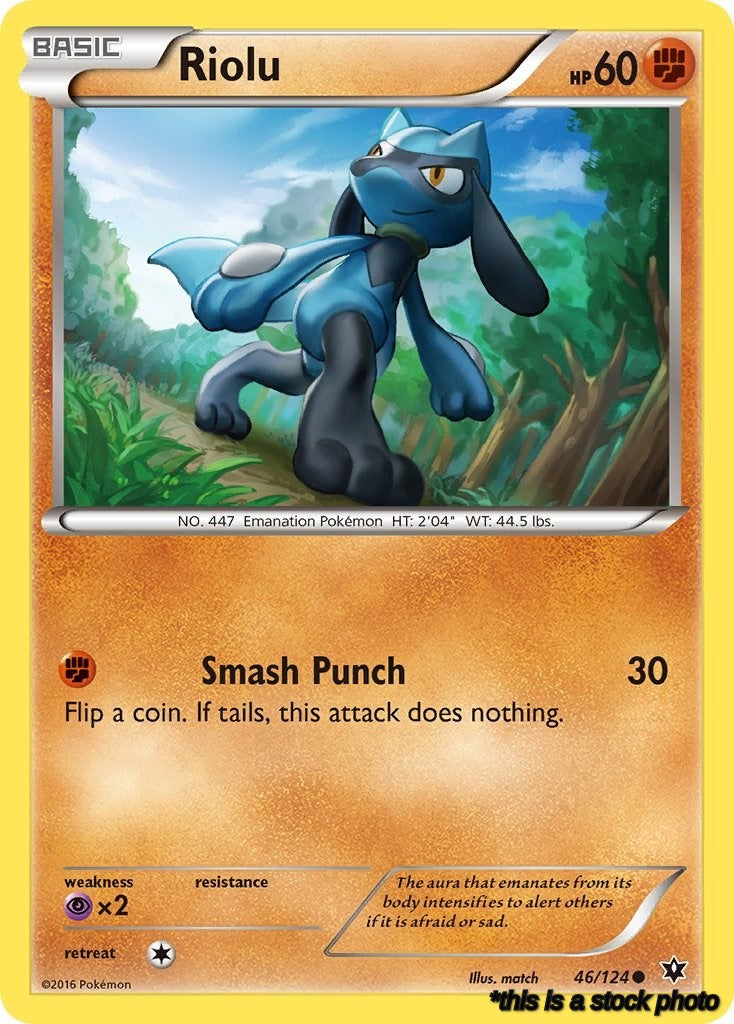 46/124 Riolu (46) Common Normal