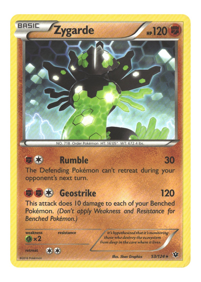 53/124 Zygarde (53) Rare Normal