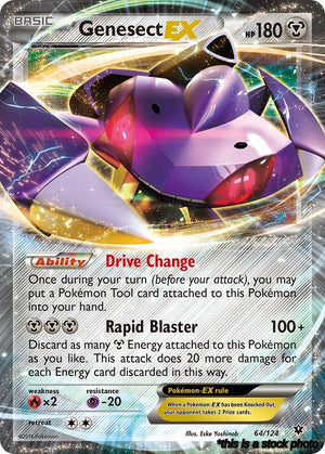 64/124 Genesect EX Ultra Rare Holofoil