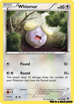 80/124 Whismur Common Normal