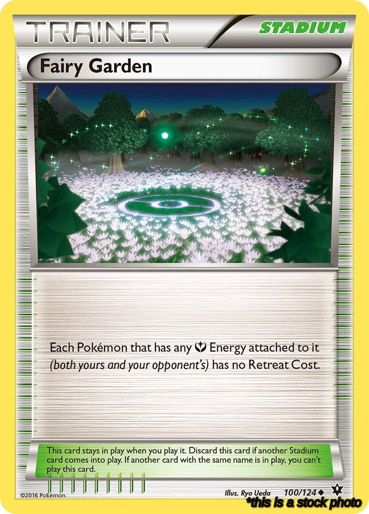 Reverse Holofoil Fairy Garden [100/124 Lightly Played ]