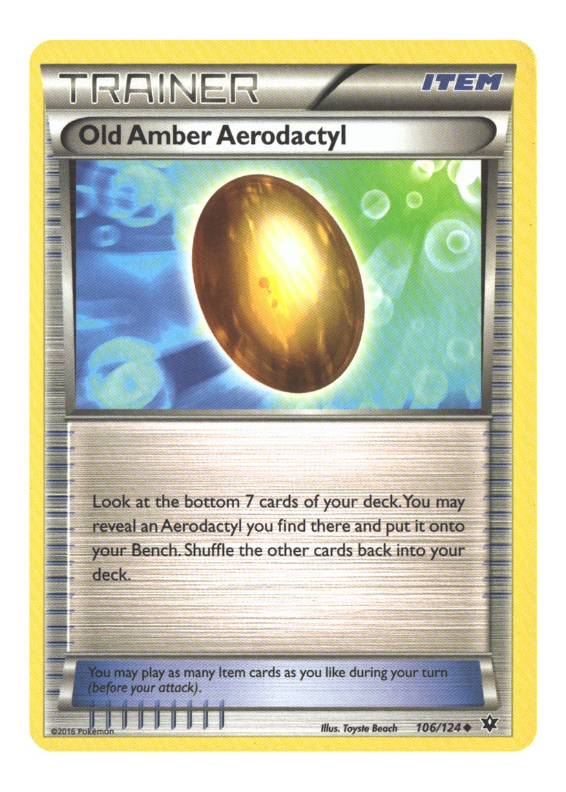 Old Amber Aerodactyl