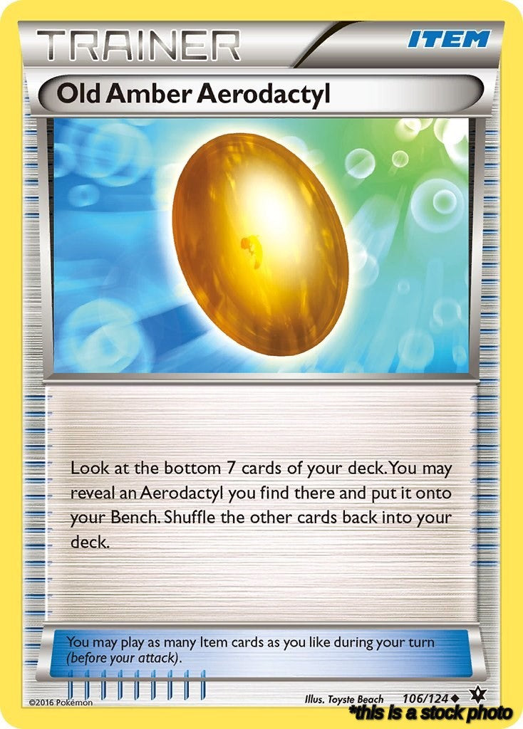 Old Amber Aerodactyl