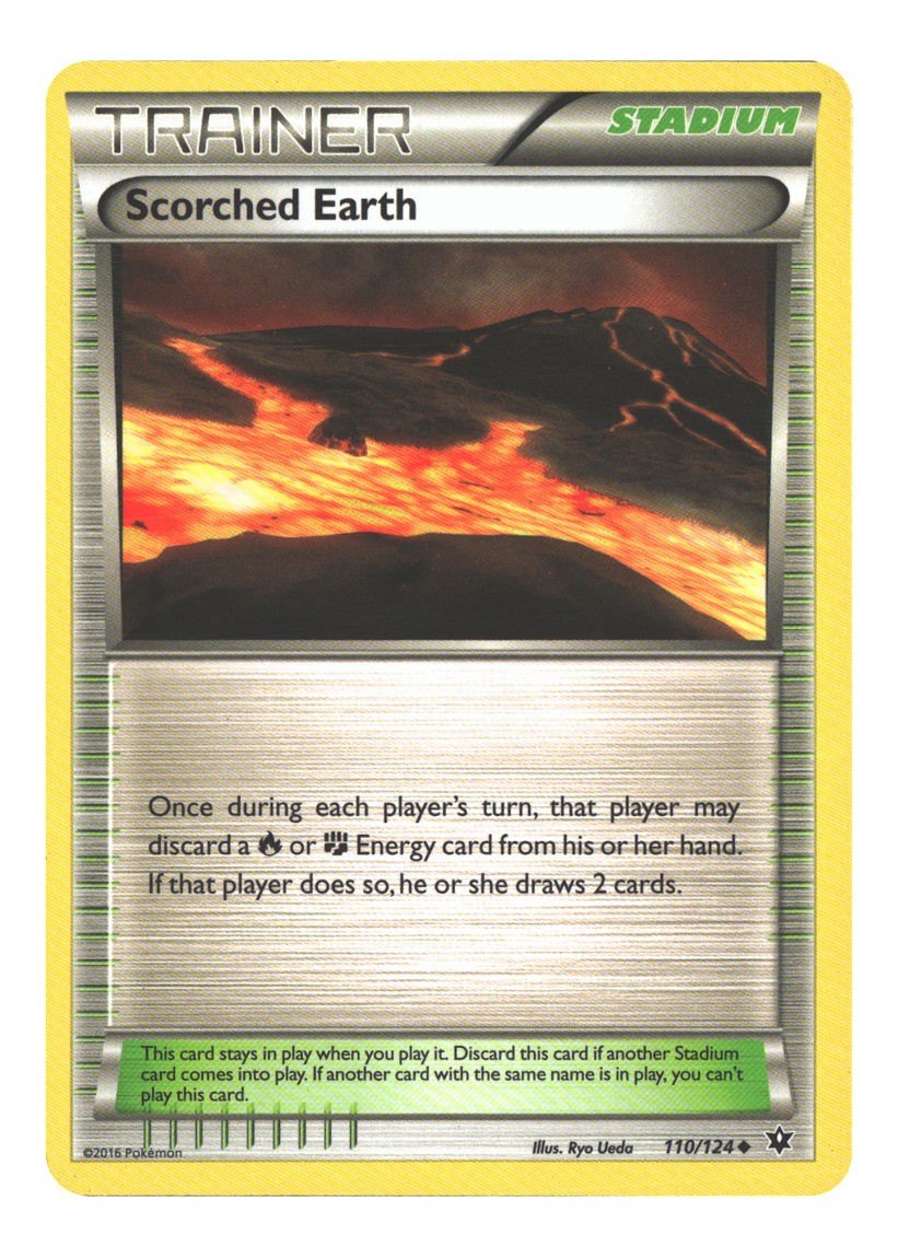 110/124 Scorched Earth Uncommon Normal