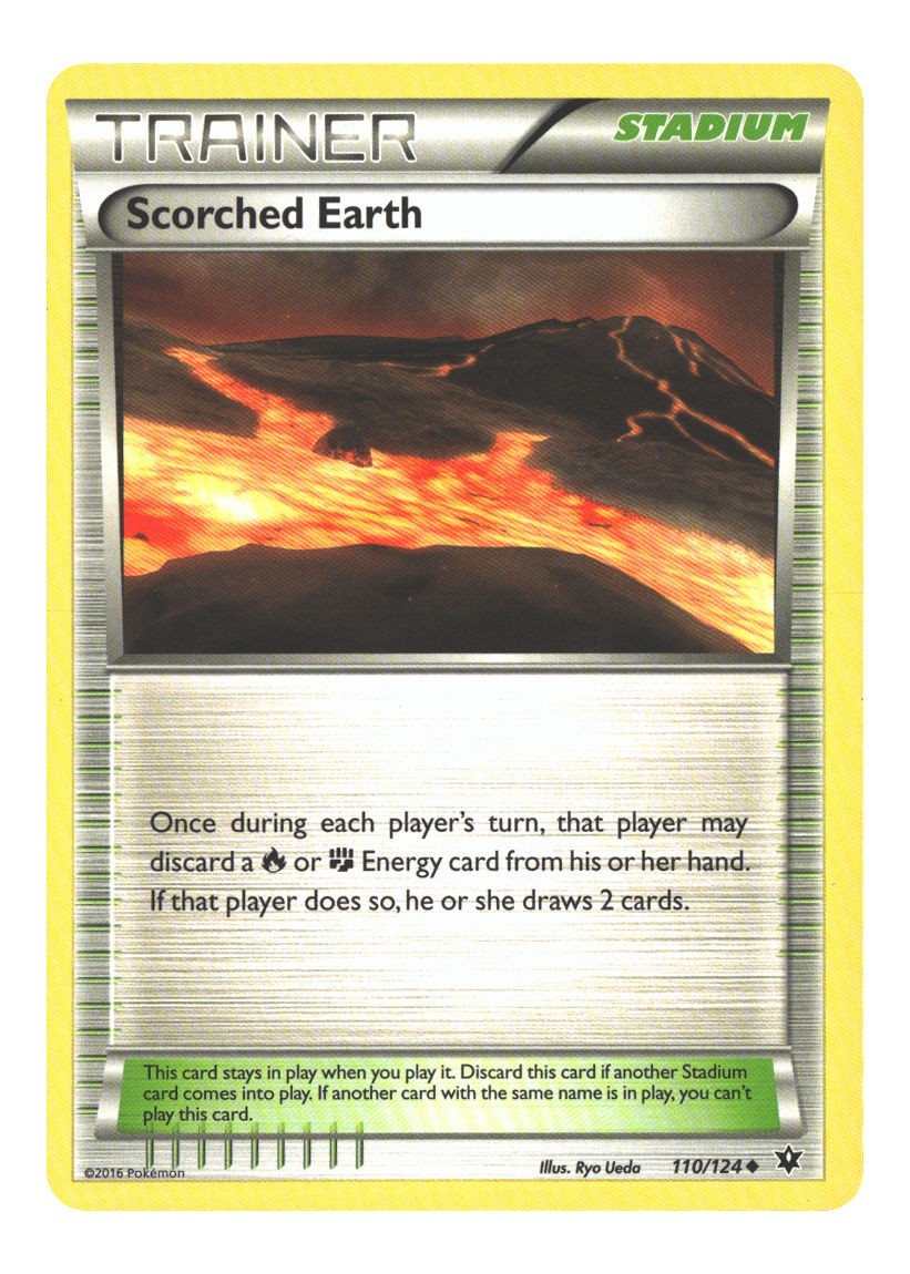 110/124 Scorched Earth Uncommon Normal