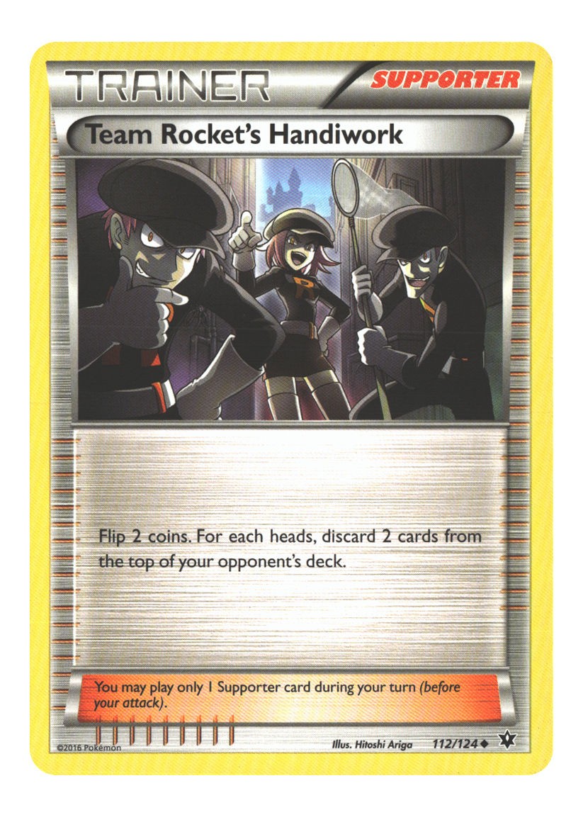 112/124 Team Rocket's Handiwork Uncommon Normal