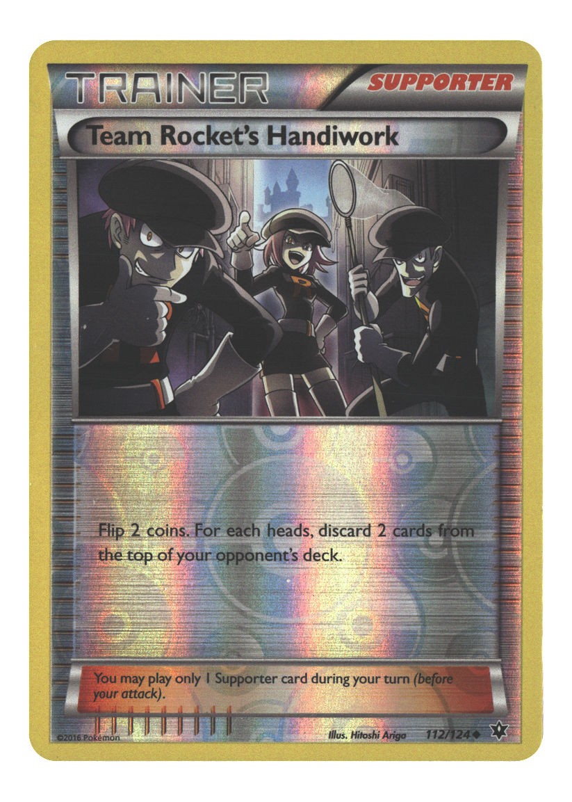 112/124 Team Rocket's Handiwork Uncommon Reverse Holofoil