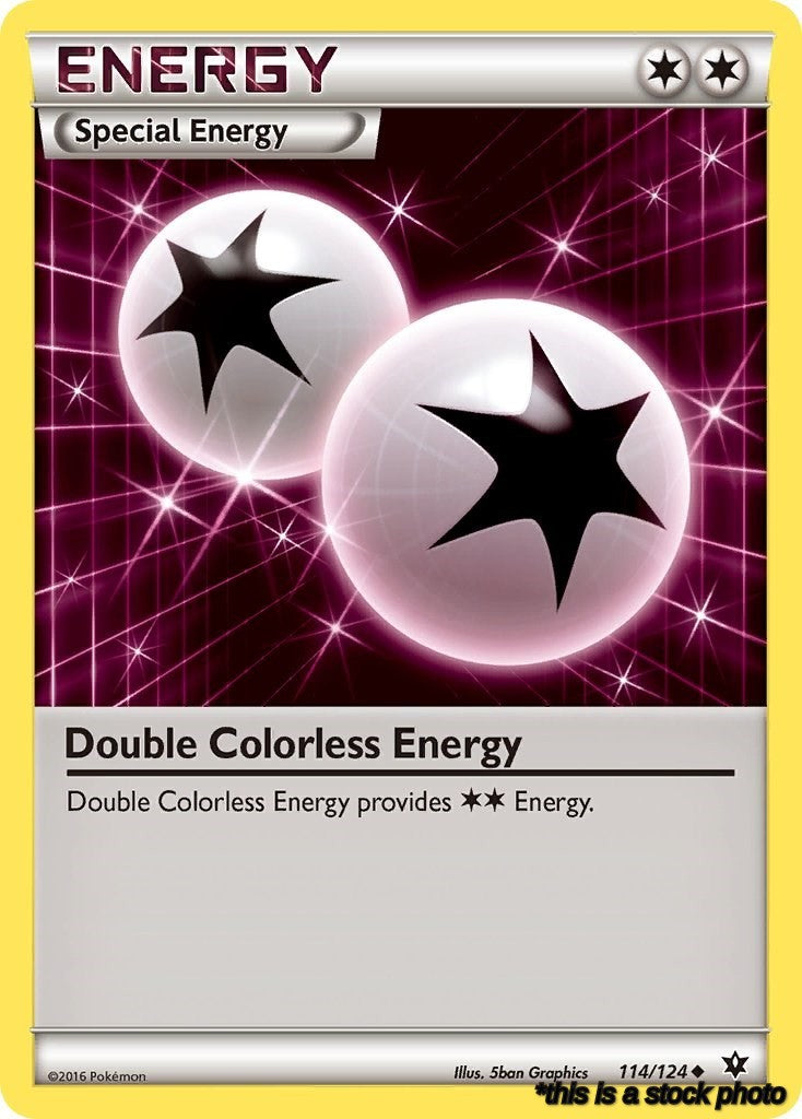 Reverse Holofoil Double Colorless Energy [114/124 Lightly Played ]