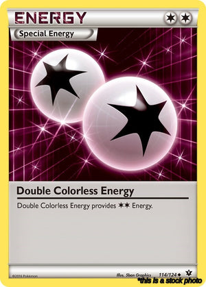 Reverse Holofoil Double Colorless Energy [114/124 Lightly Played ]