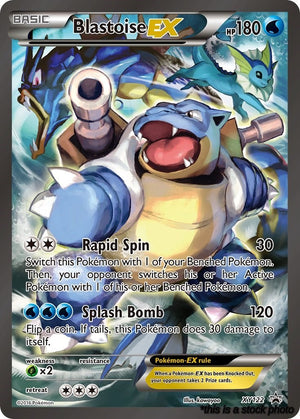 XY122 Blastoise EX Promo Holofoil