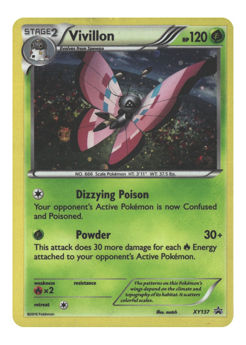 XY137 Vivillon Promo Holofoil