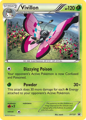 Promo Vivillon [XY137 Near Mint ]