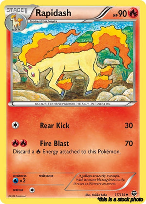 17/114 Rapidash Uncommon Normal