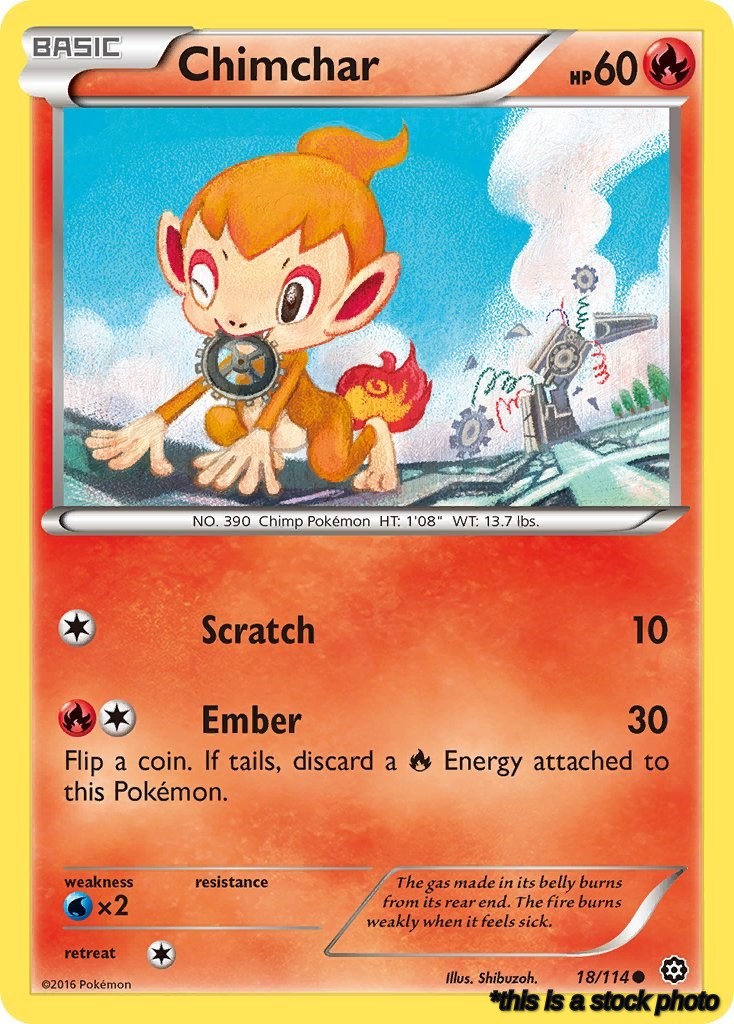 18/114 Chimchar Common Normal