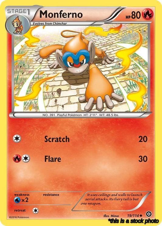 Normal Monferno [19/114 Lightly Played ]