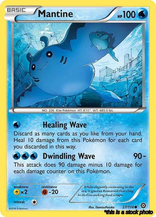 Common Mantine [27/114 Near Mint ]