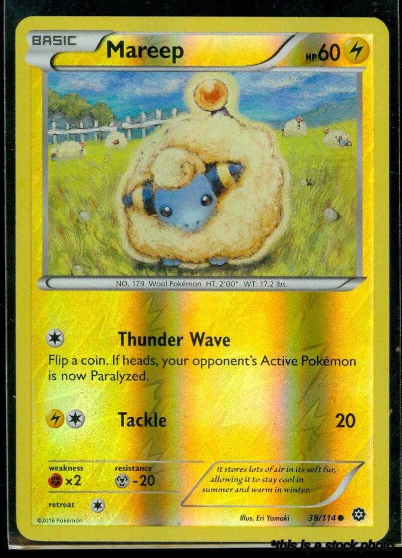 38/114 Mareep Common Reverse Holofoil