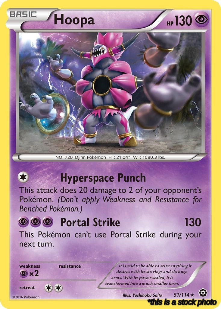 Rare Hoopa [51/114 Lightly Played ]