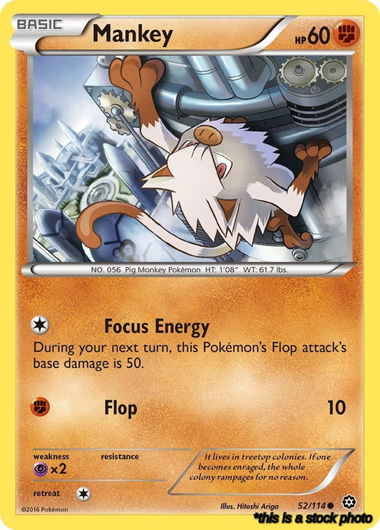 Normal Mankey [52/114 Lightly Played ]