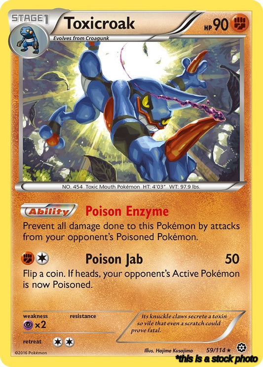 Normal Toxicroak [59/114 Lightly Played ]