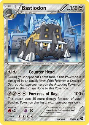 Rare Bastiodon [70/114 Near Mint ]